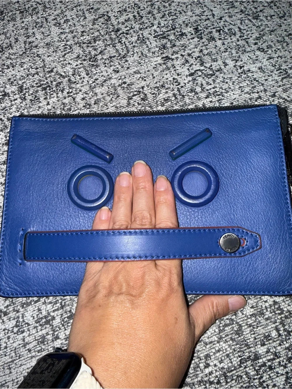 Fendi Bag Bugs Monster Face clutch